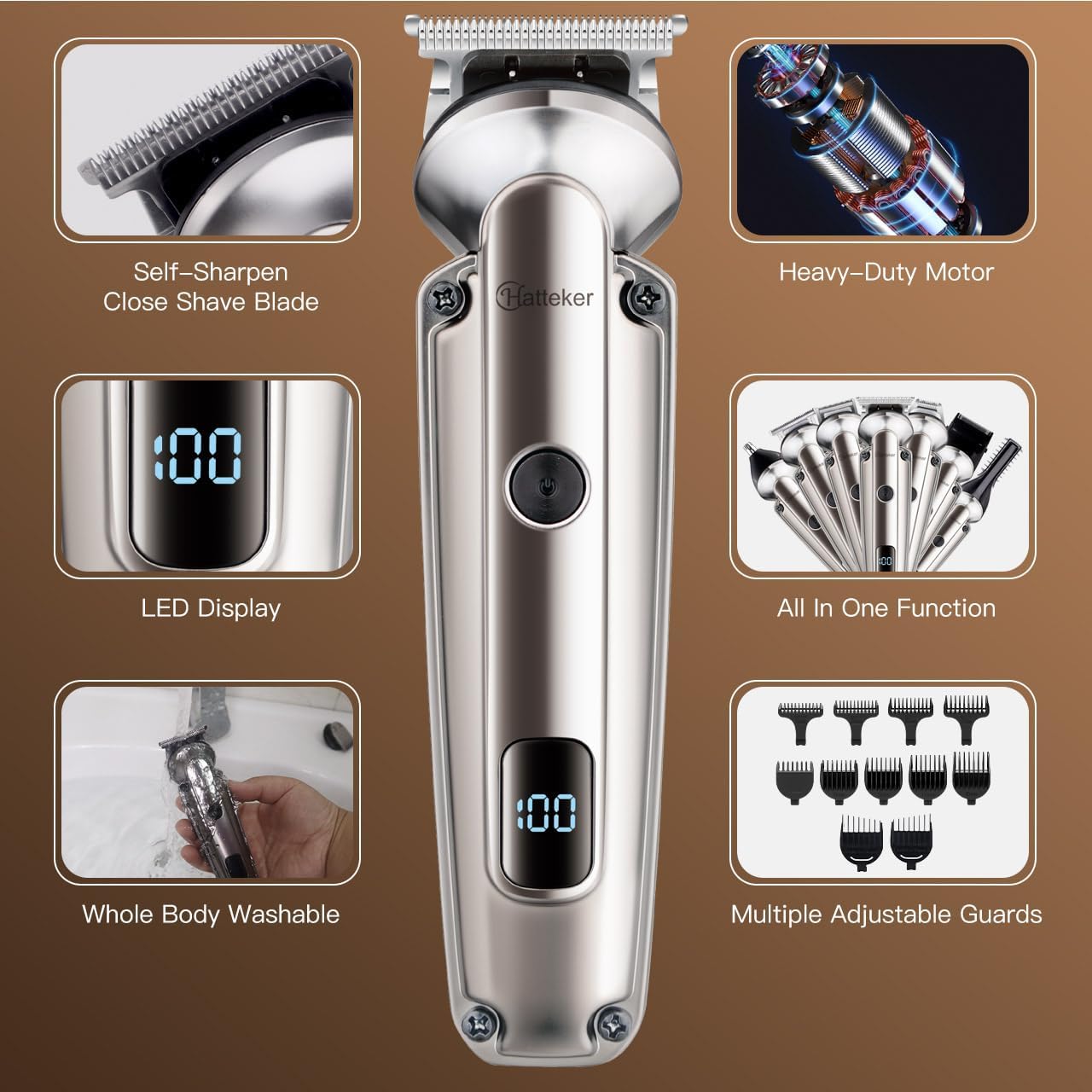 7-in-1 Beard Trimmer for Men,  - Men'S Grooming Images incelemesi ve fiyatı