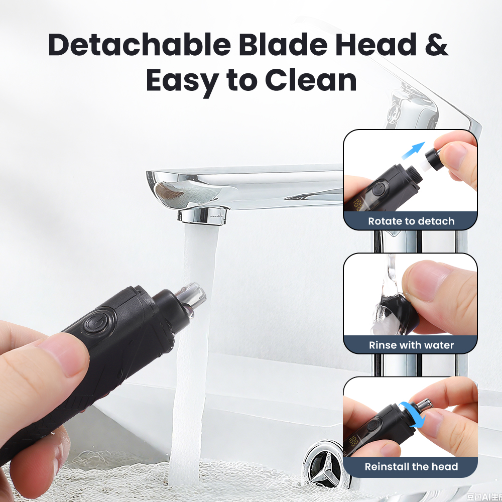 Rechargeable Nose Hair trimmer - Men'S Grooming Facial incelemesi ve fiyatı