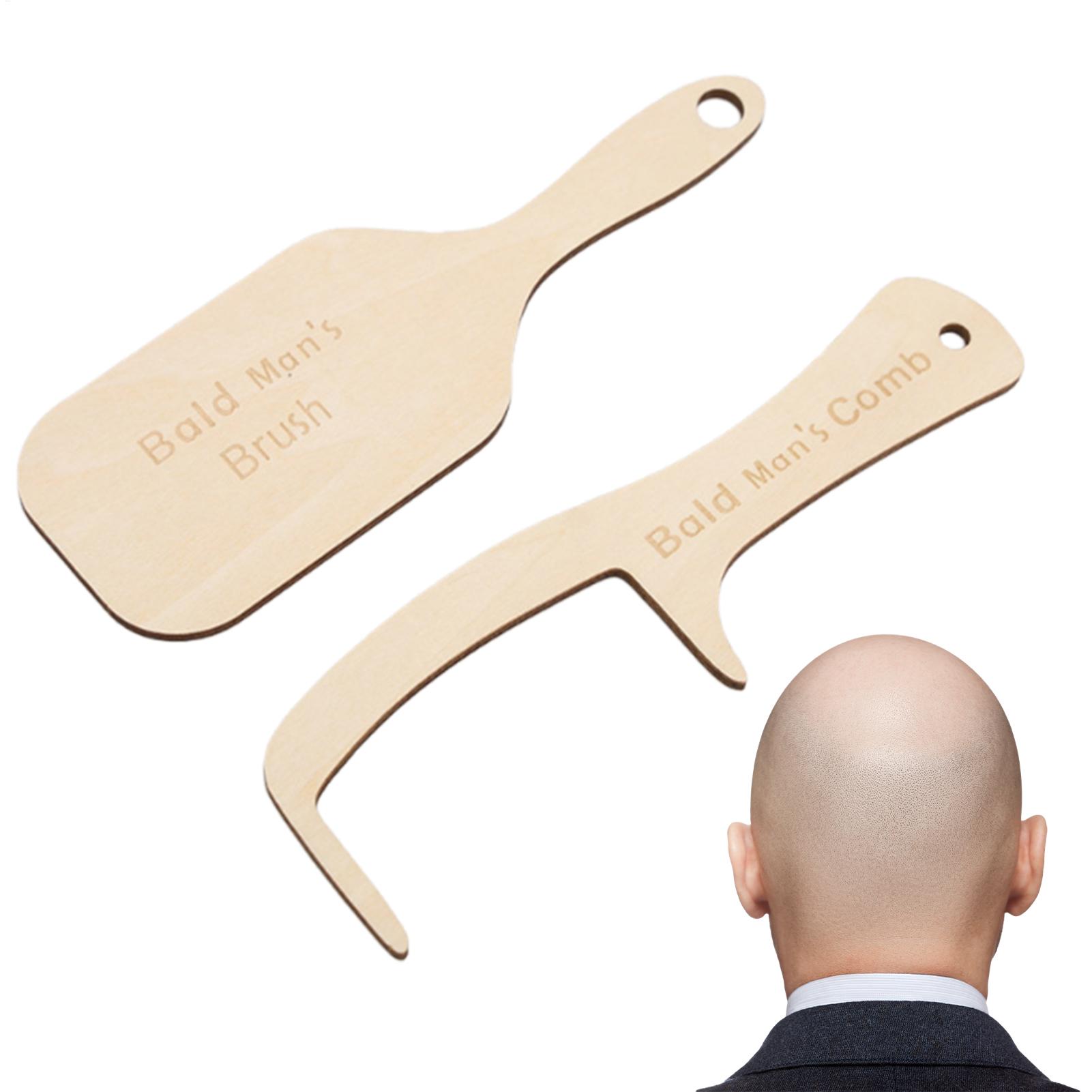 2pcs Funny Bald Man Grooming T - Men'S Grooming Brush incelemesi ve fiyatı
