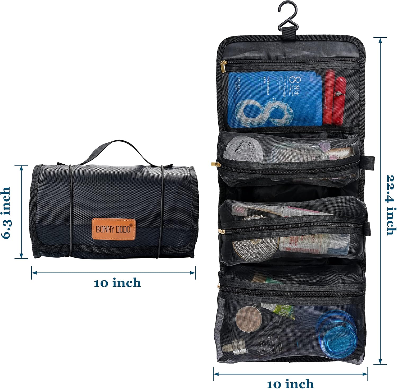 Roll-Up Hanging Toiletry Bag w - Men'S Grooming Images incelemesi ve fiyatı